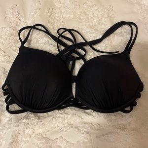 Black bikini top